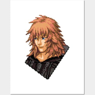 Organization XIII Marluxia Pixel Art Posters and Art